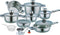 Tommy Leopard LD-3068 Stainless Steel Cookware Pot Set - 21 Piece